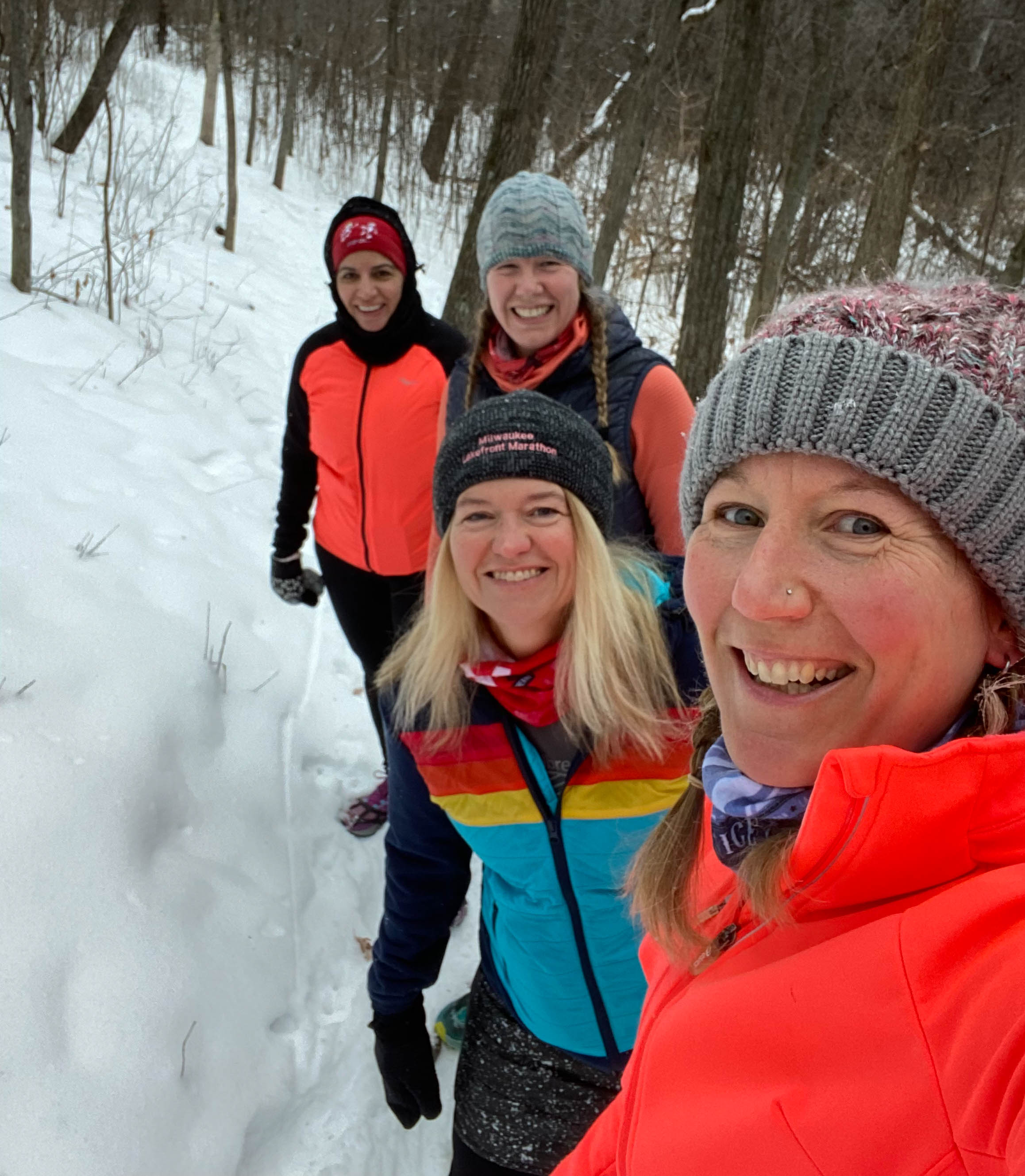 Scuppernong trail during sunrise